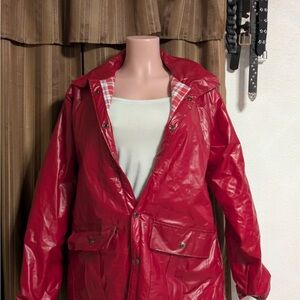 Red Duck Bay Flannel Lined Coat